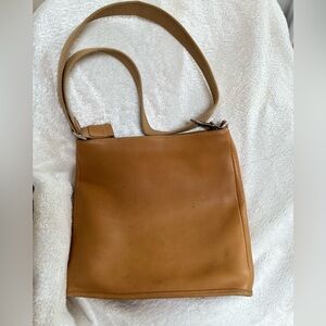 COPY - Vintage Extremely Rare Made In USA Old Coach Shoulder Bag Leather